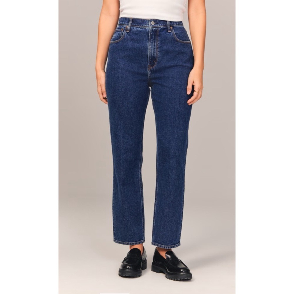 Abercrombie & Fitch The ‘90s Straight Ultra High Rise Curve Love Size 31/12R